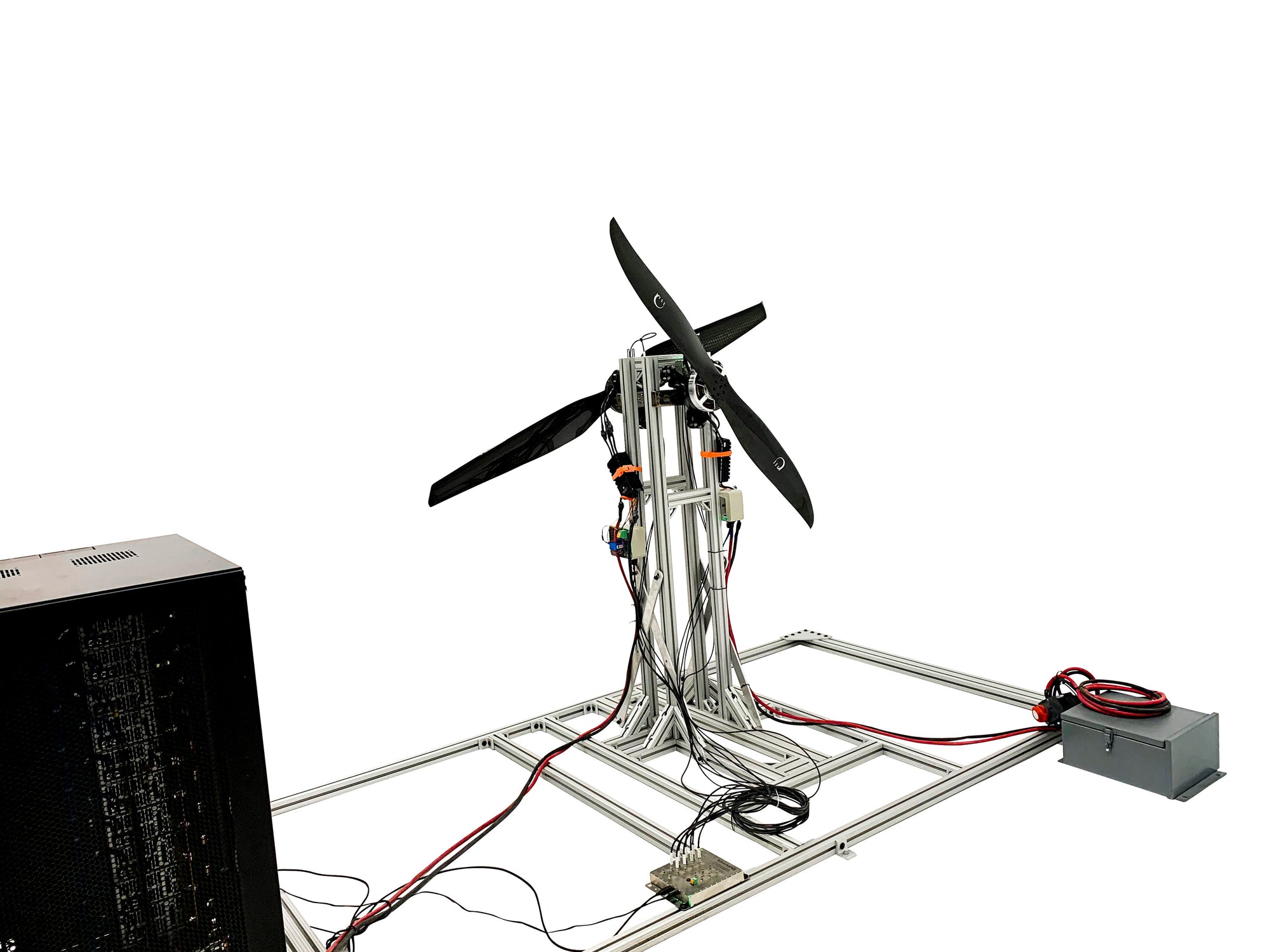 Coaxial motor test stand