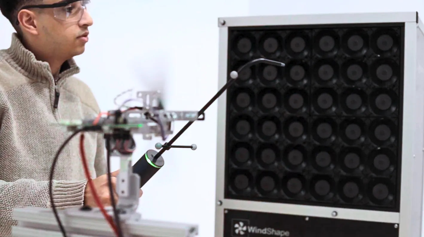 5-hole probe for wind flow measurement