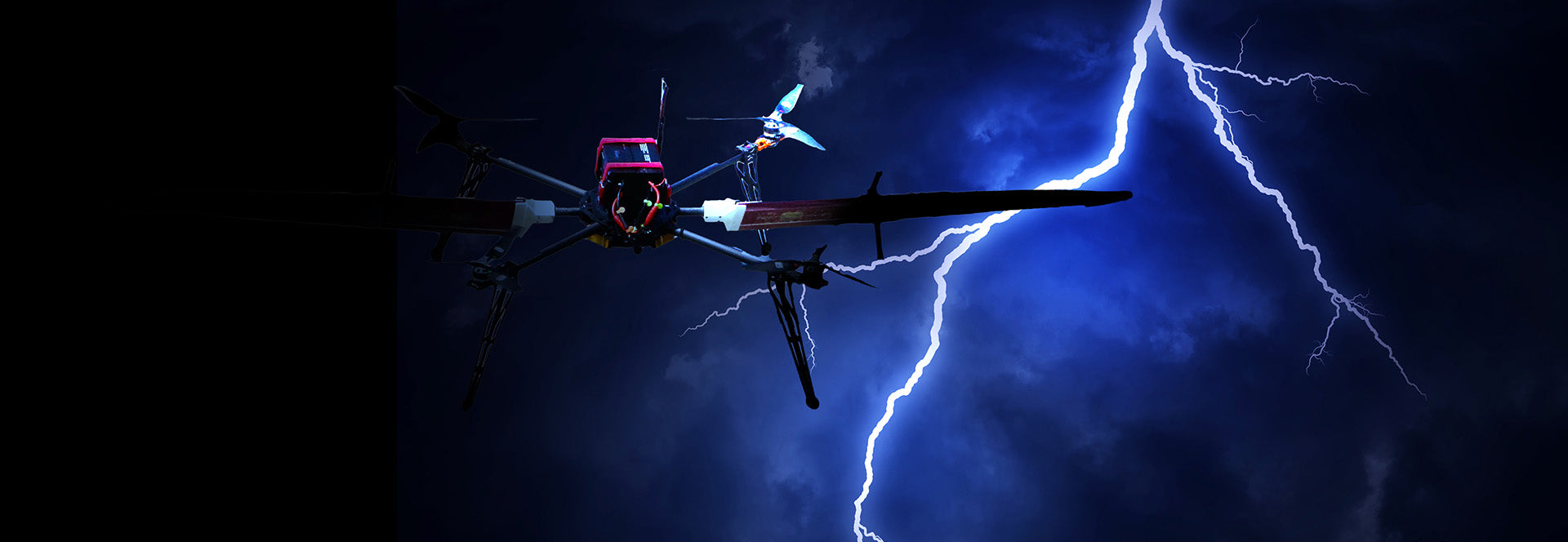 wave aerospace drone in storm