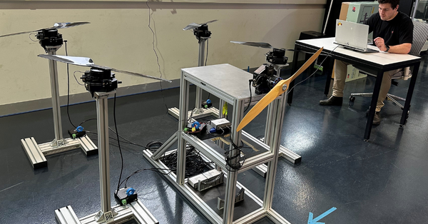 Propulsion Test Rig AIR Hub's Distributed Propulsion Test Bench - Tyto Robotics