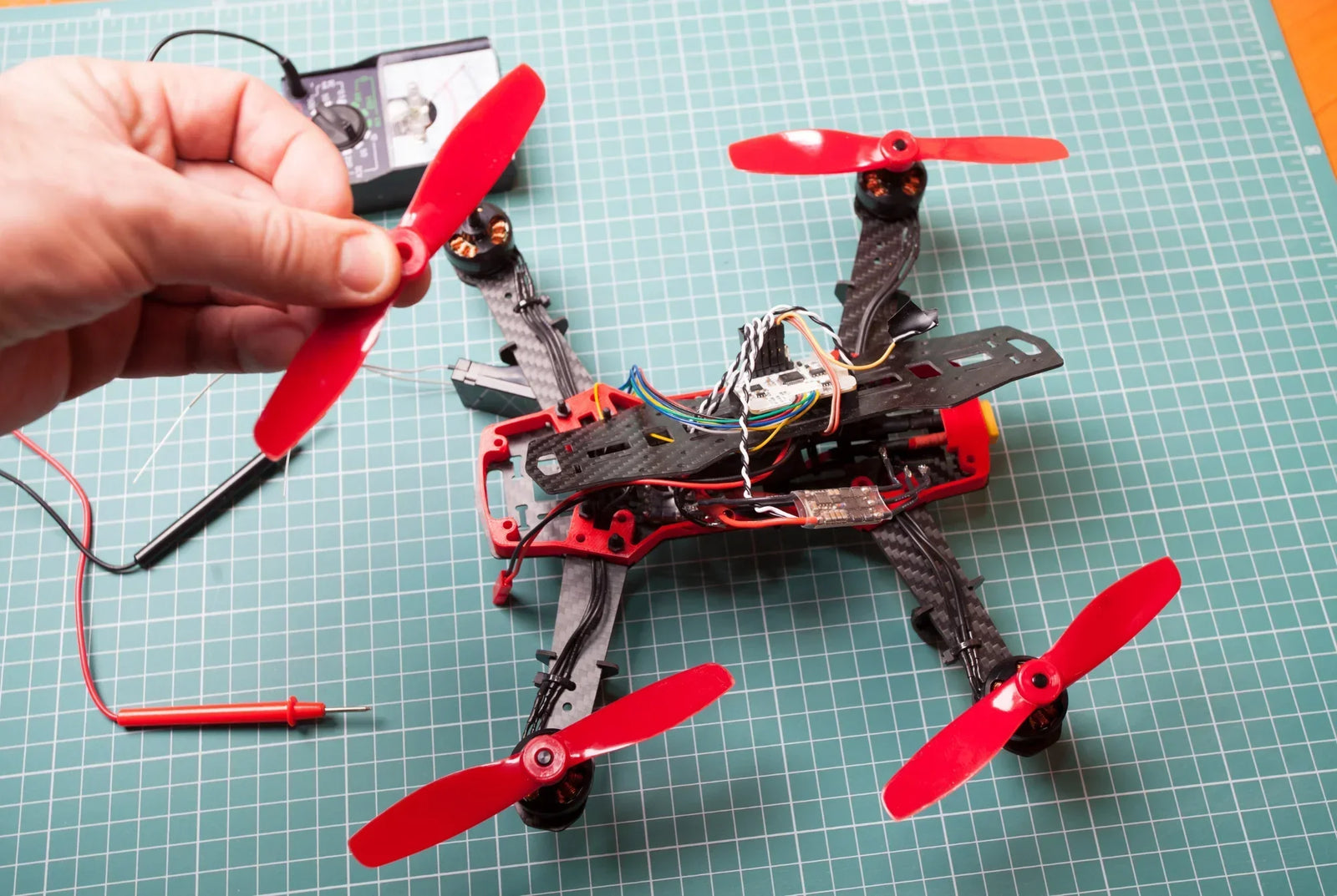 Drone under construction