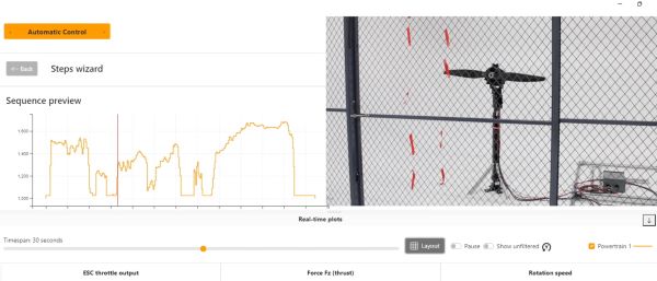 How to test a brushless motor automatically