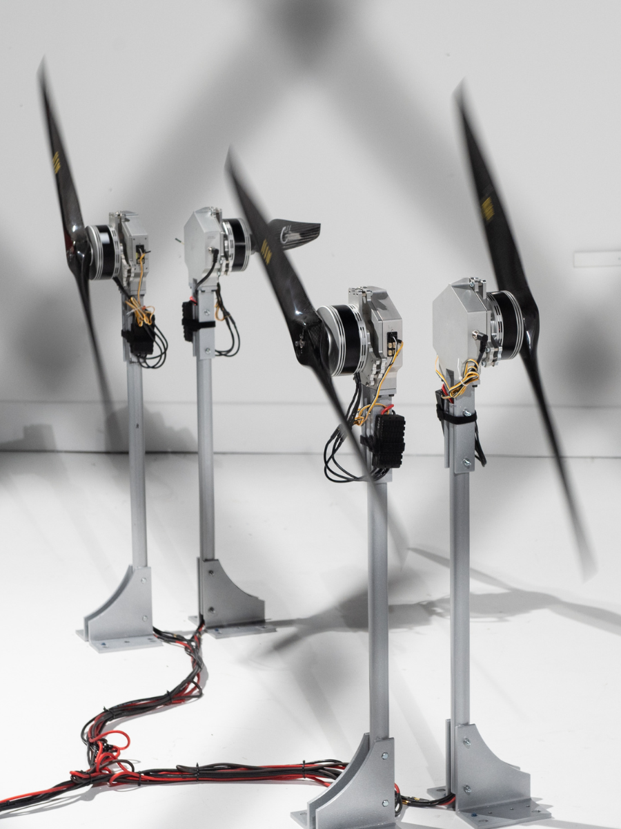 dep testing with thrust stand