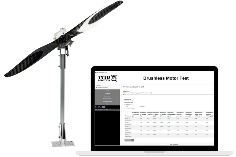 Flight Stand Software for Drone Testing - Tyto Robotics