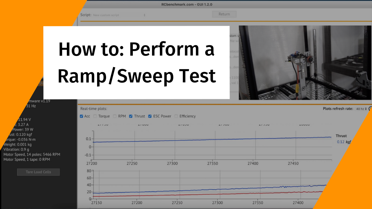 how to program a ramp test