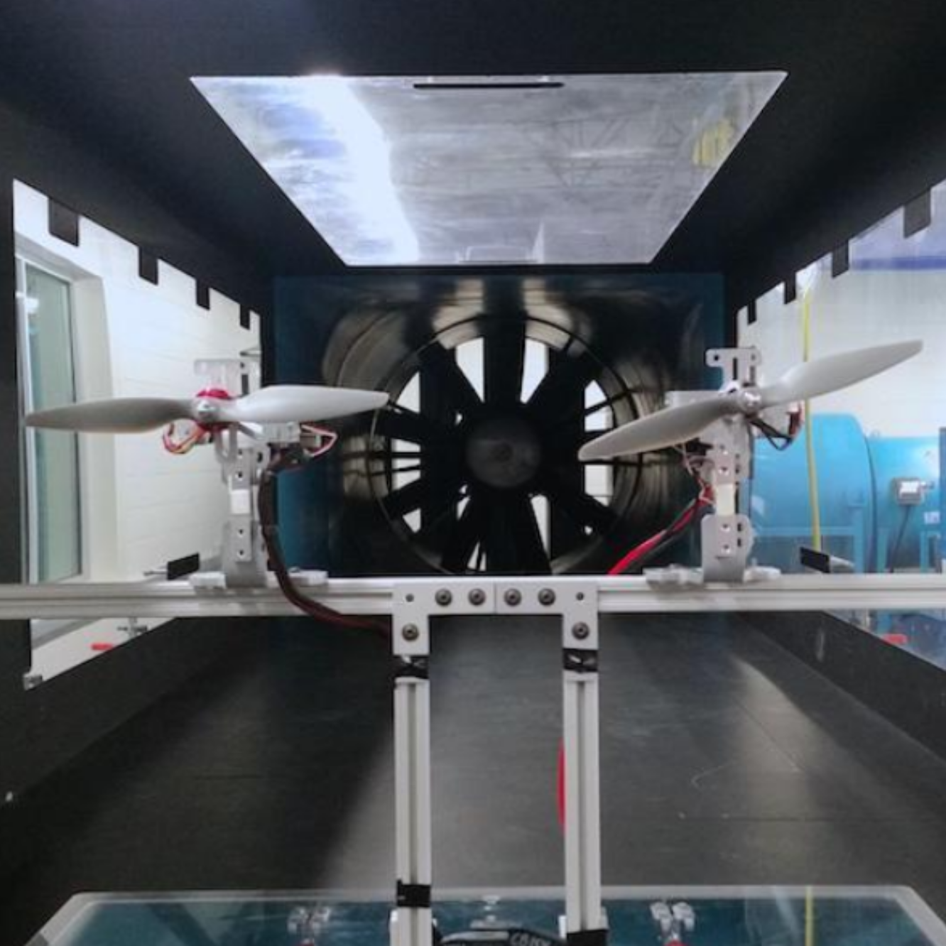 Propeller wind tunnel test