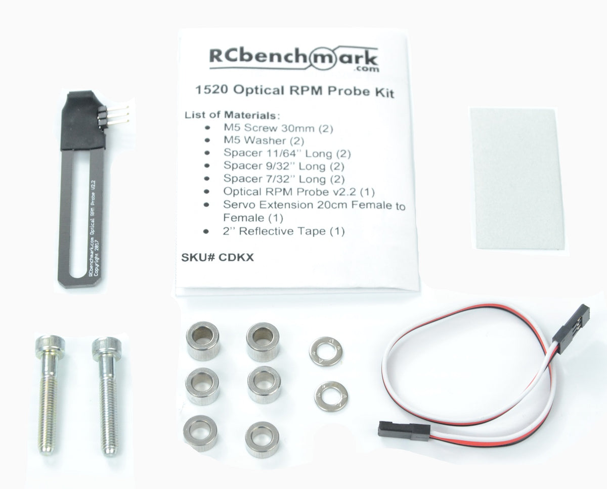 Series 1520, Thrust stand, Optical RPM Probe, Testing